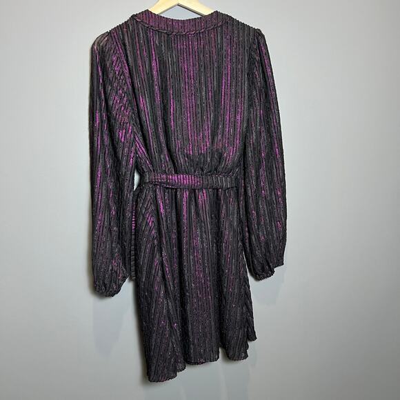 ModCloth Time to Shine Purple Metallic Dress - Picture 6 of 13